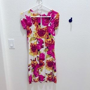 Cache Floral Bubble Dress - Size 2